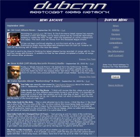 Dubcnn.com in 2002 Dubcnn.com in 2002