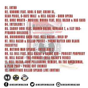 HELL RAZAH - XTRA FILES BACK COVER